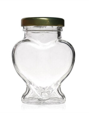 Teglica srce 106 ml + Poklopac