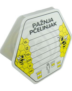 Tabla za obeležavanje pcelinjaka, dve strane